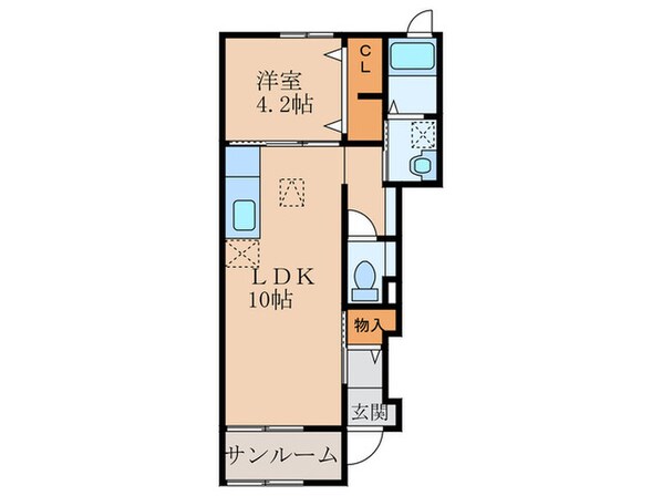 ジュネスの物件間取画像